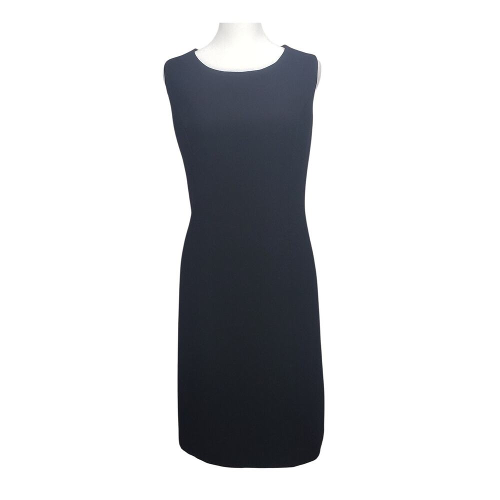 Danny & Nicole Black Sleeveless Midi Dress 12 Office Siren Whimsigoth Vintage